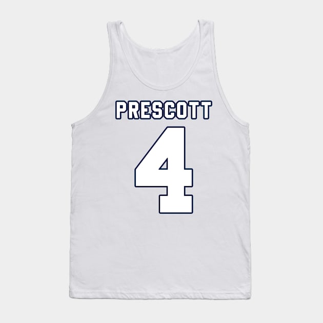 Dak Prescott Dallas Game Tank Top by Cabello's